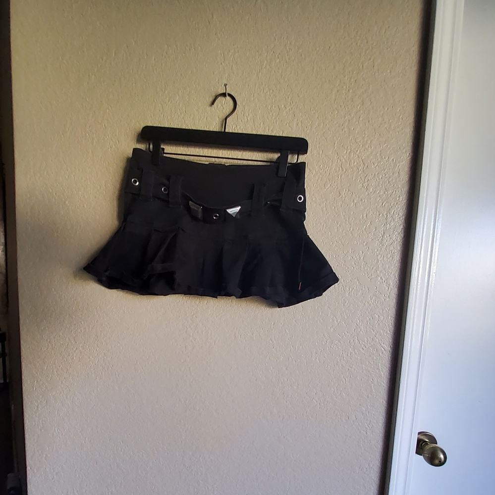 Punk/Goth black skirt. (S)